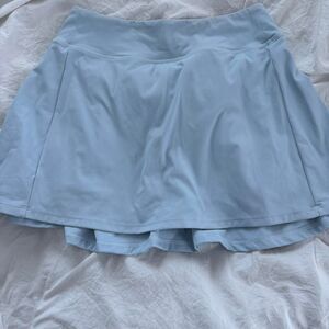 AMAZON Women's Blue Athletic Medium Lightweight Flowy Tennis Skirt